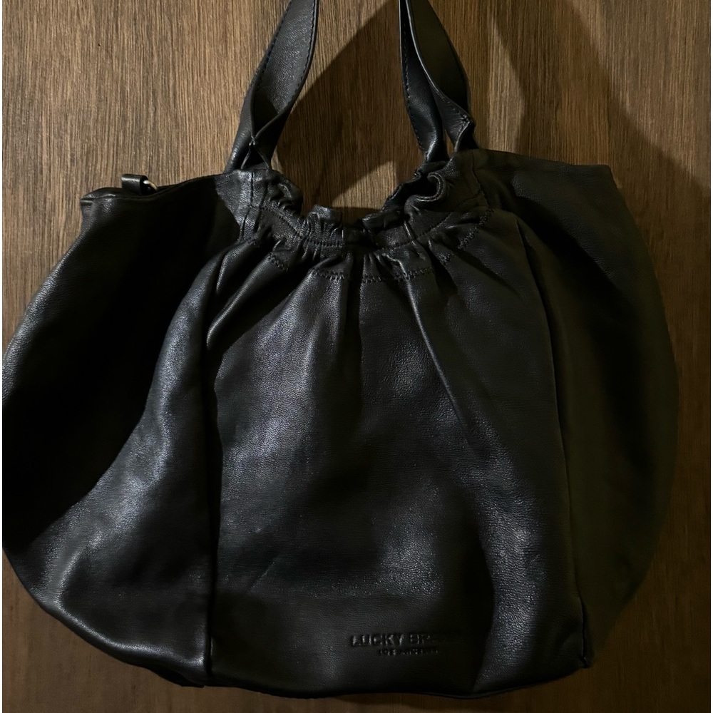 Leather Lucky Brand cross body bag